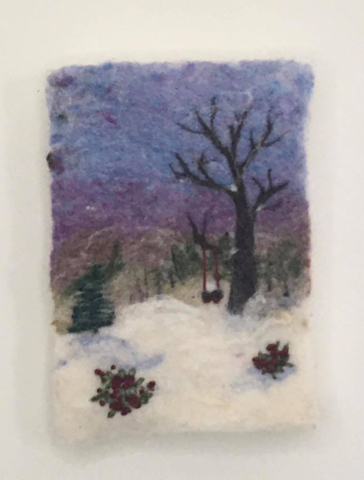 Needle felted Wool Landscapes - Anita Hotchkiss